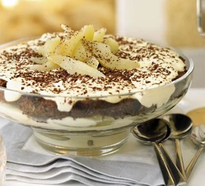 Bagatelle tiramisu aux poires et au chocolat de Noël
