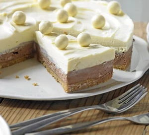 Gâteau au fromage au chocolat malt