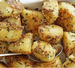 Pommes de terre rôties au parmesan